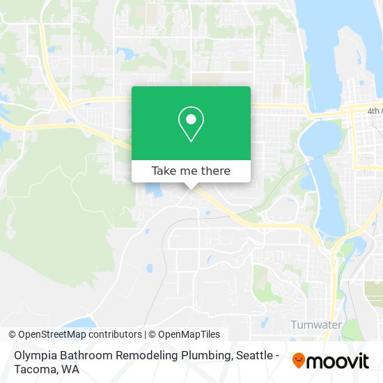 Olympia Bathroom Remodeling Plumbing map