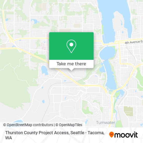 Mapa de Thurston County Project Access