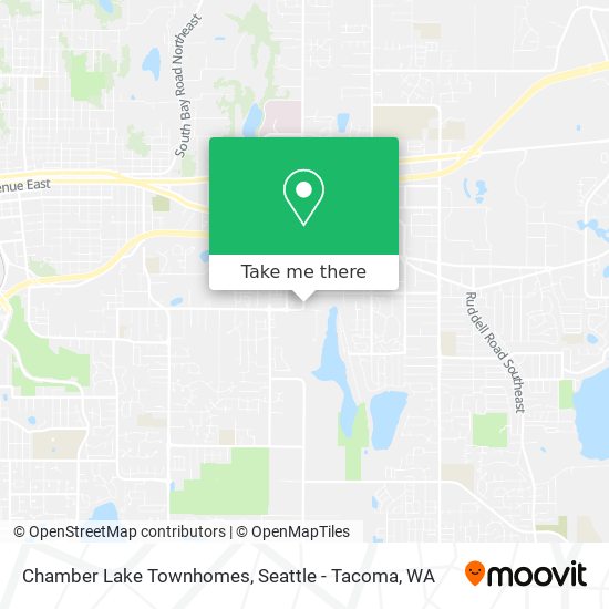 Chamber Lake Townhomes map