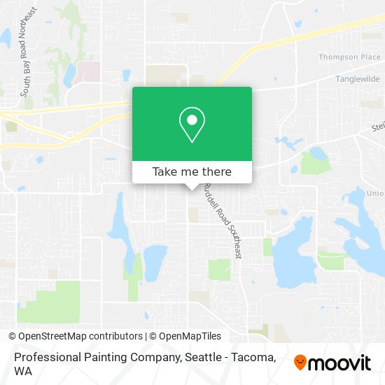 Professional Painting Company map