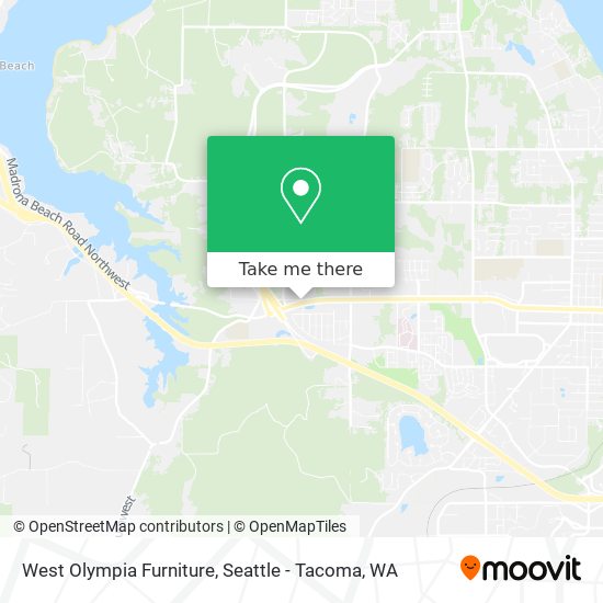 Mapa de West Olympia Furniture