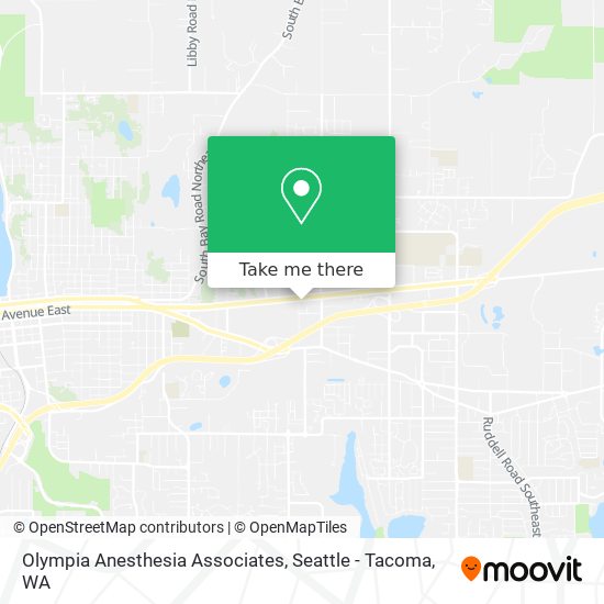 Olympia Anesthesia Associates map