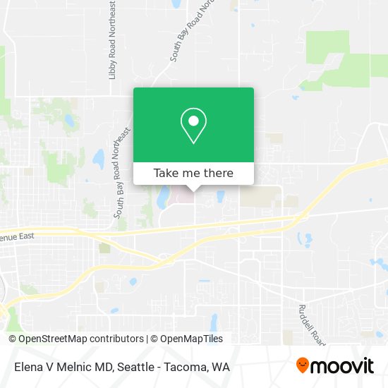 Elena V Melnic MD map