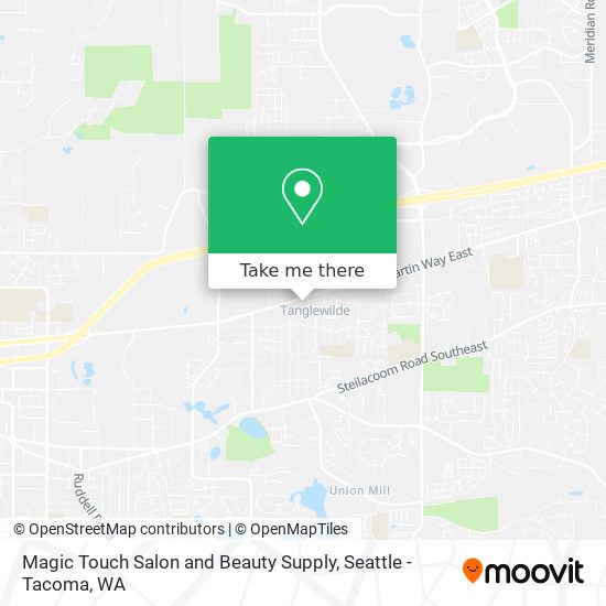 Mapa de Magic Touch Salon and Beauty Supply