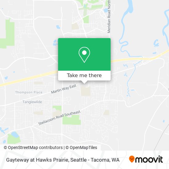 Gayteway at Hawks Prairie map