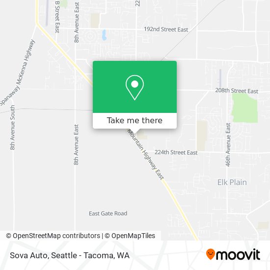 Sova Auto map