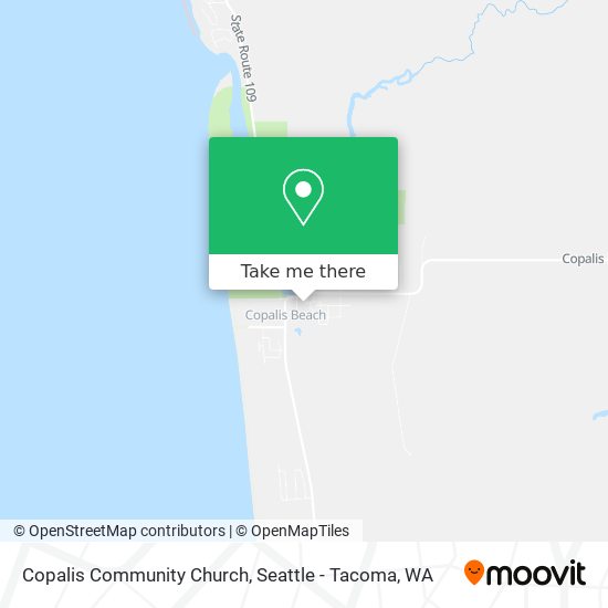 Copalis Community Church map