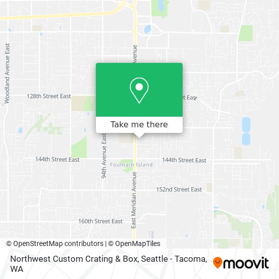 Northwest Custom Crating & Box map