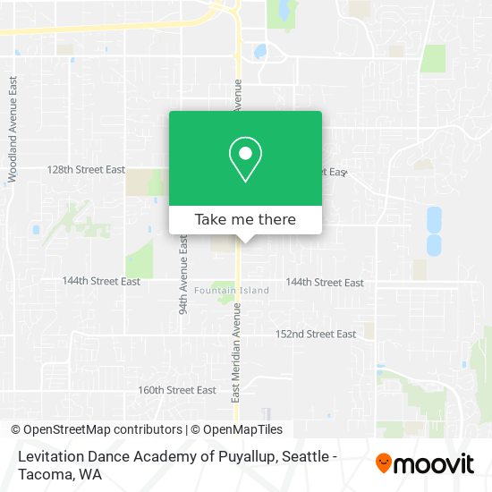 Mapa de Levitation Dance Academy of Puyallup