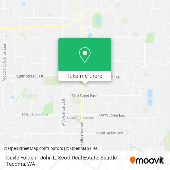 Gayle Folden - John L. Scott Real Estate map