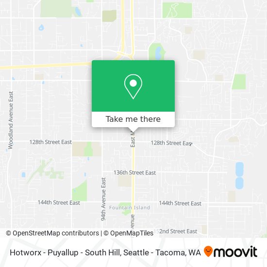 Hotworx - Puyallup - South Hill map