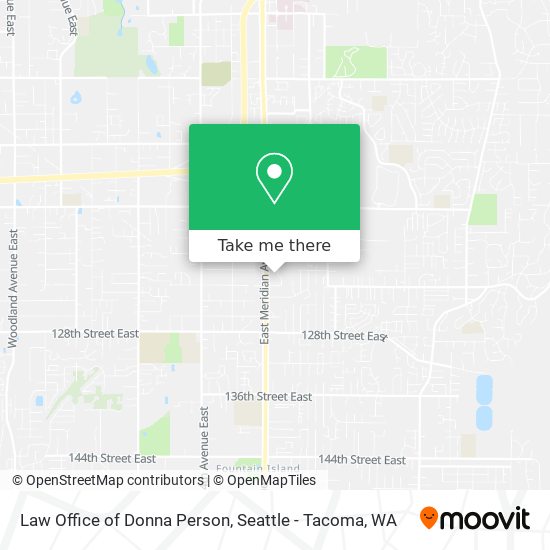 Law Office of Donna Person map