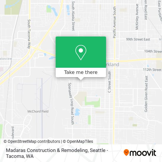 Madaras Construction & Remodeling map