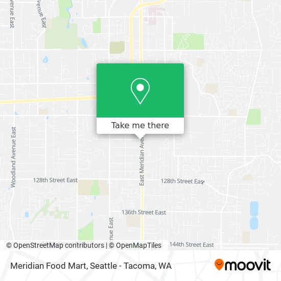 Meridian Food Mart map