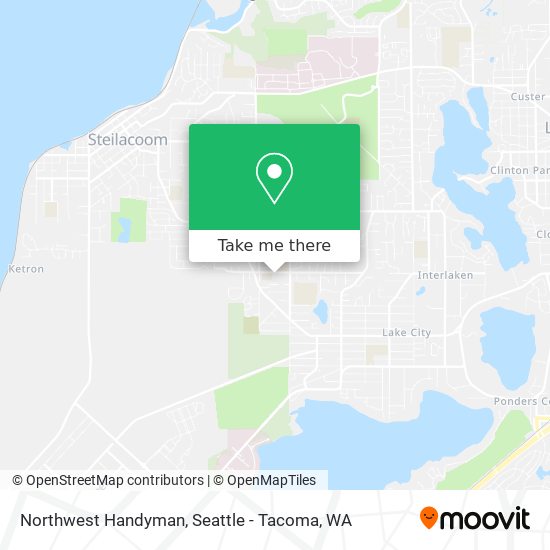 Northwest Handyman map