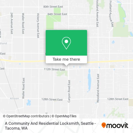 A Community And Residential Locksmith map