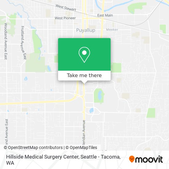 Hillside Medical Surgery Center map