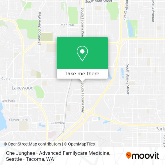 Mapa de Che Junghee - Advanced Familycare Medicine