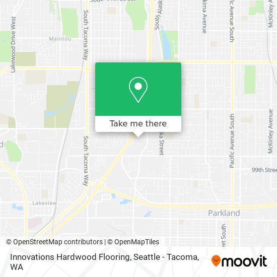 Innovations Hardwood Flooring map