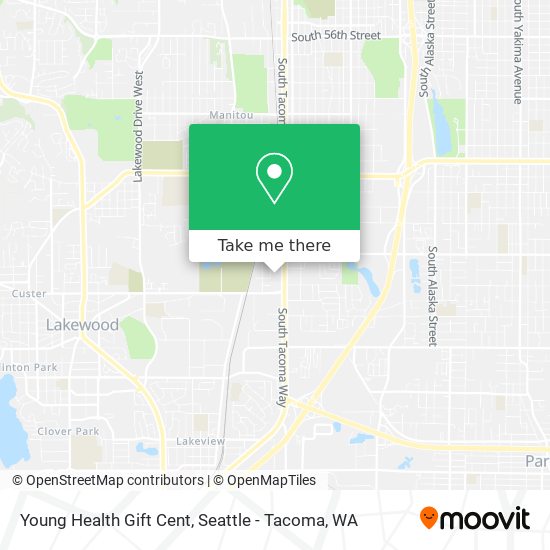 Young Health Gift Cent map