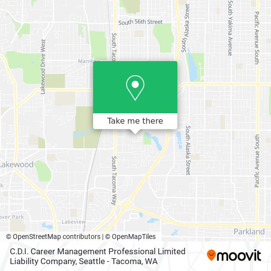 C.D.I. Career Management Professional Limited Liability Company map