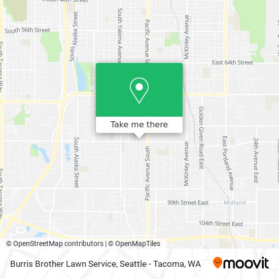 Mapa de Burris Brother Lawn Service