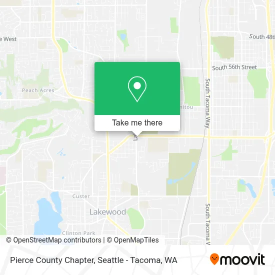 Pierce County Chapter map