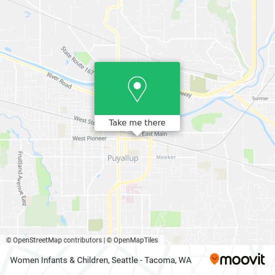 Women Infants & Children map