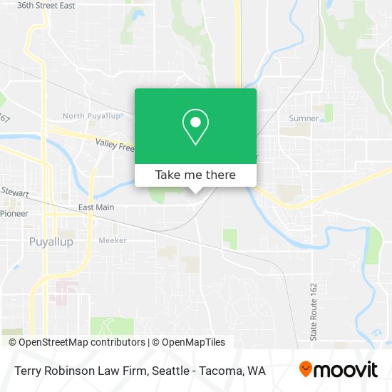 Terry Robinson Law Firm map