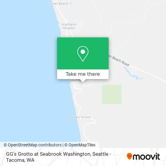 GG's Grotto at Seabrook Washington map