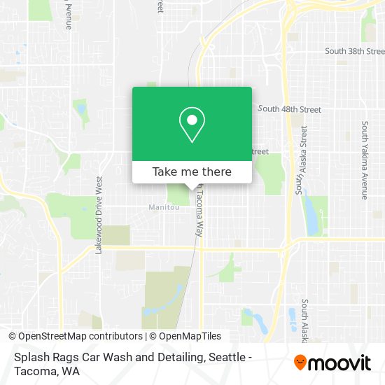 Mapa de Splash Rags Car Wash and Detailing