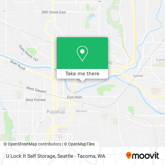 U Lock It Self Storage map