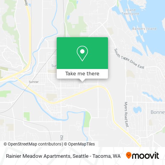 Mapa de Rainier Meadow Apartments