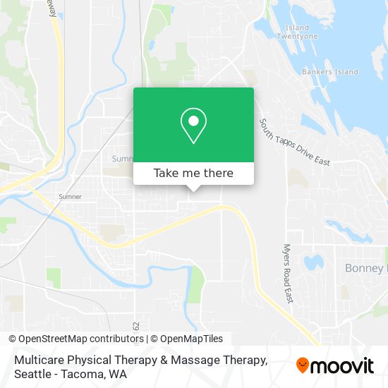 Mapa de Multicare Physical Therapy & Massage Therapy