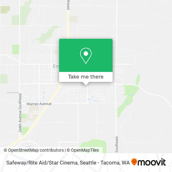 Safeway/Rite Aid/Star Cinema map