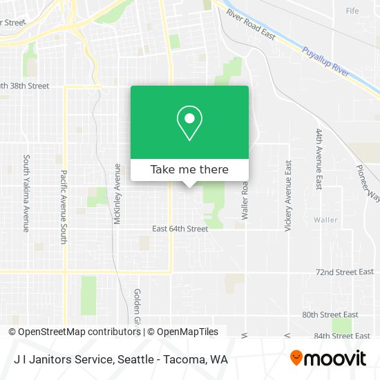 Mapa de J I Janitors Service