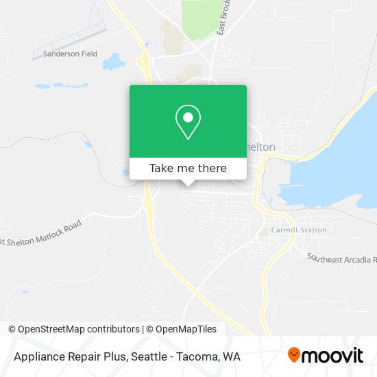 Mapa de Appliance Repair Plus