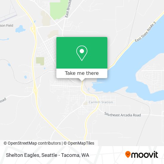 Shelton Eagles map