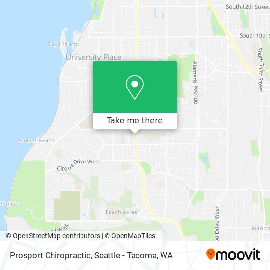 Prosport Chiropractic map