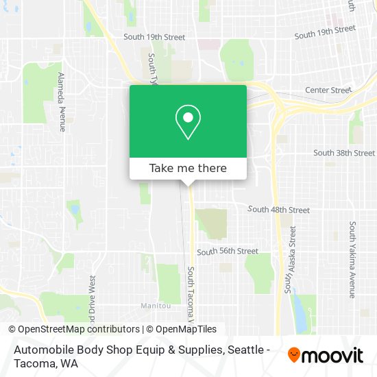 Mapa de Automobile Body Shop Equip & Supplies