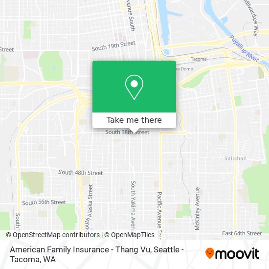 American Family Insurance - Thang Vu map