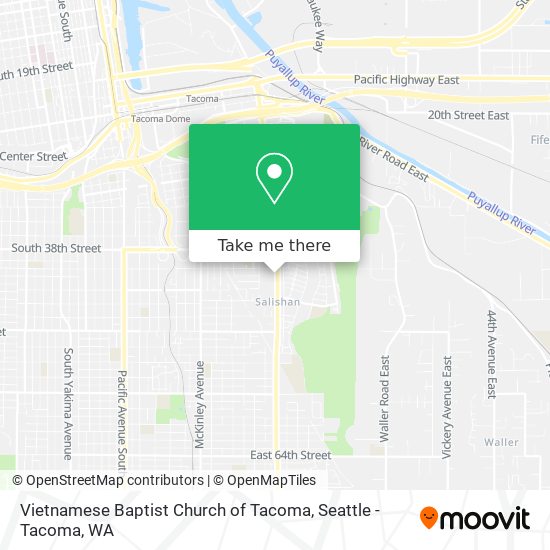 Mapa de Vietnamese Baptist Church of Tacoma