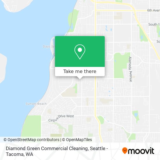 Diamond Green Commercial Cleaning map