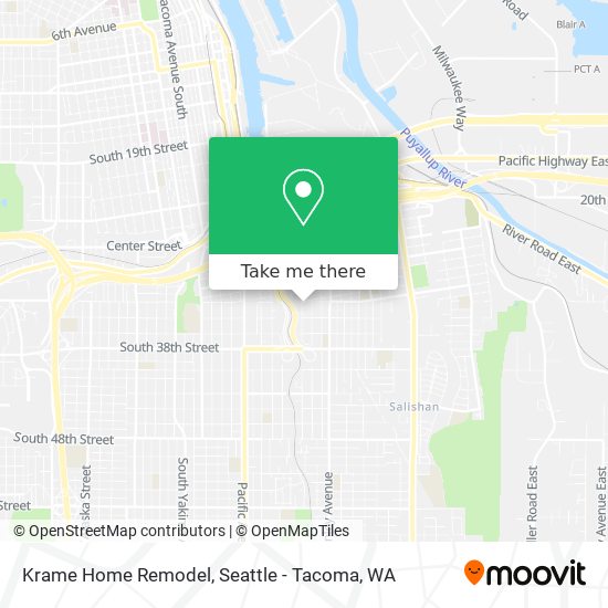 Krame Home Remodel map