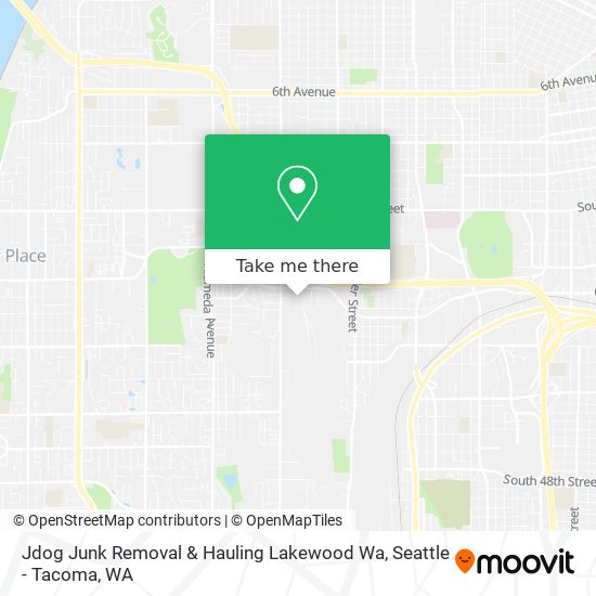 Jdog Junk Removal & Hauling Lakewood Wa map