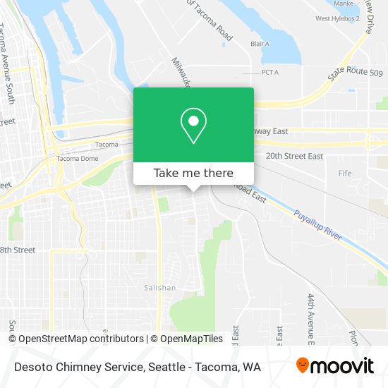 Desoto Chimney Service map