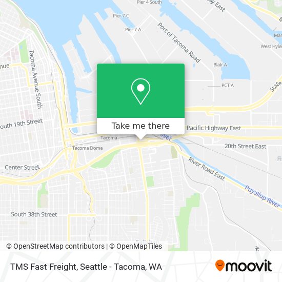 TMS Fast Freight map