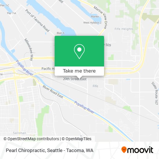 Pearl Chiropractic map