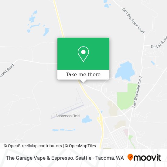 The Garage Vape & Espresso map