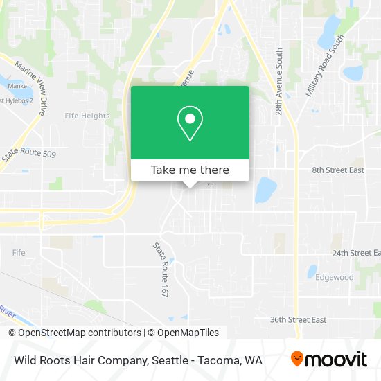 Wild Roots Hair Company map